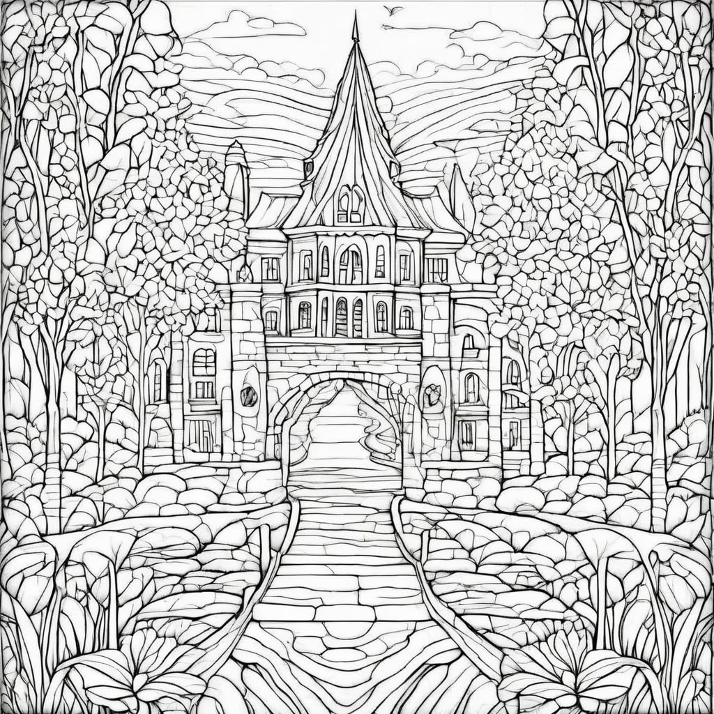 coloring page printable - Easy how to drawing