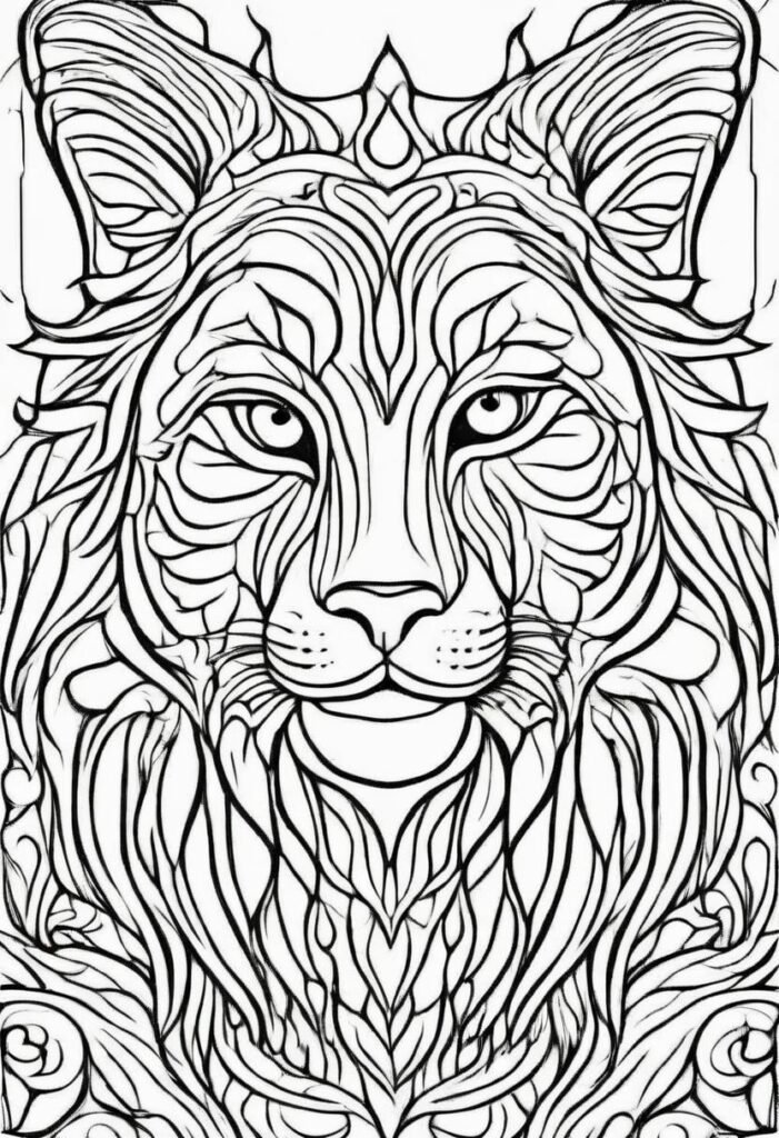 coloring page easy Easy how to drawing