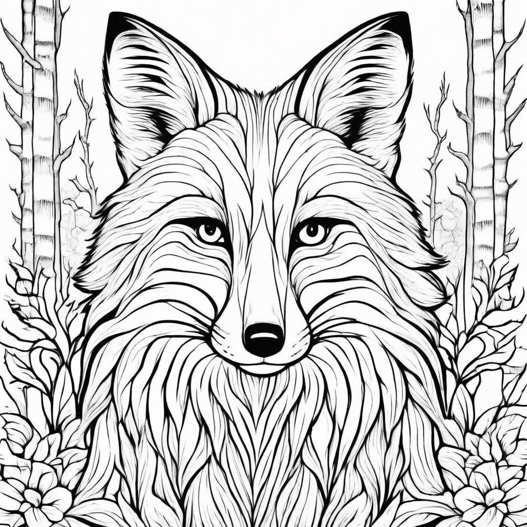 Coloring Page Fox Easy How To Drawing Coloring page fox easy how to drawing
