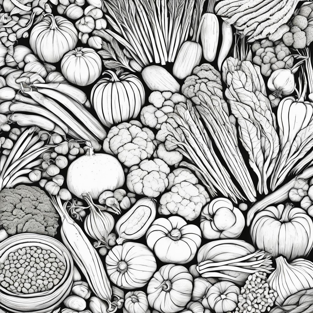Coloring Page Vegetables Easy How To Drawing coloring-page-vegetables-easy-how-to-drawing